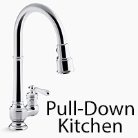 kohler pull-down faucet